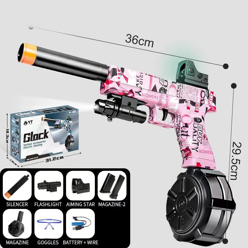 Glock G18 gel bullet toy gun