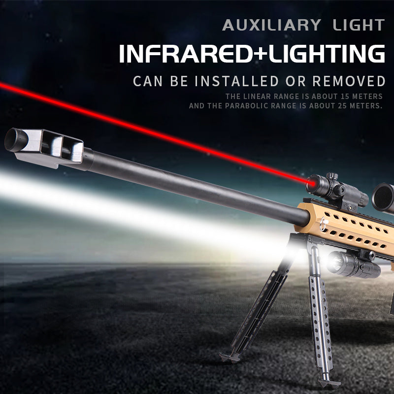 Barrett gel bullet plastic toy gun 
