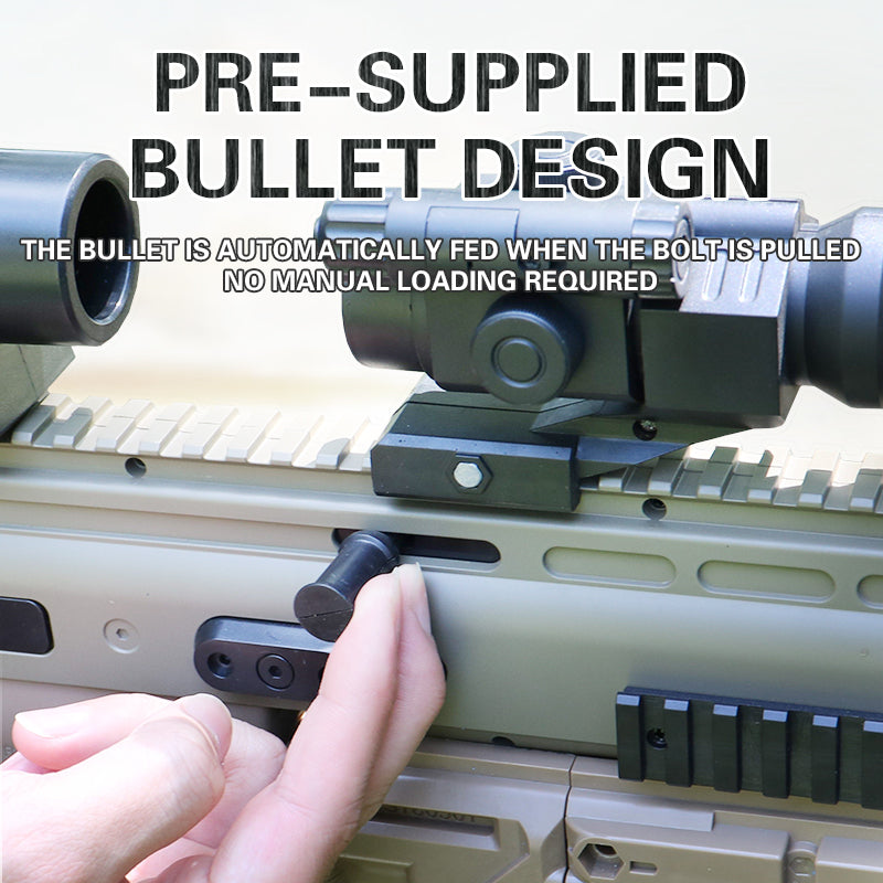 SCAR-Gel Bullet Water Bullet Toy Gun 