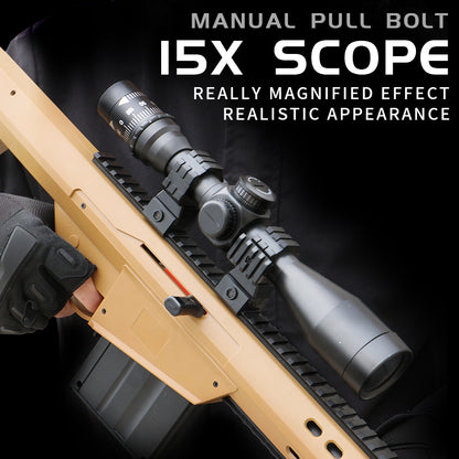 Barrett gel bullet plastic toy gun 
