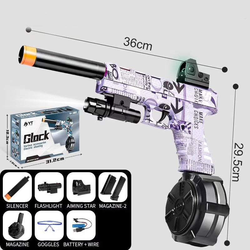 Glock G18 gel bullet toy gun 