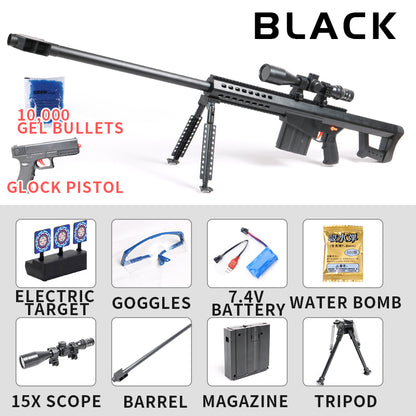 Barrett gel bullet plastic toy gun 
